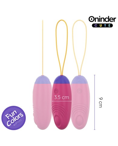 ONINDER CUTE - ŒUF EN SILICONE À VIBRATIONS ET TAPOTEMENTS - APPLICATION MONDIALE GRATUITE