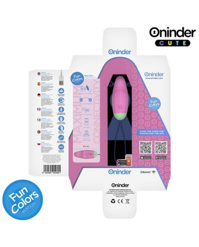 ONINDER CUTE - ŒUF EN SILICONE VIBRANT ET ROTATIF À 360° - APPLICATION MONDIALE GRATUITE