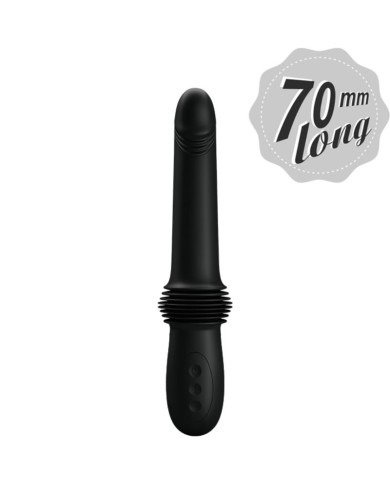 PRETTY LOVE - VIBRATEUR PAZUZU 3 MODES DE POUSSÉE NOIR