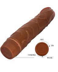 BAILE - VIBRATEUR RÉALISTE BOB 22,5 CM MULÂTRE