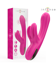 INTENSE - BRITNEY VIBRATEUR LAPIN MULTIFONCTION 23 CM ROSE