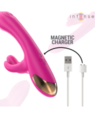 INTENSE - BRITNEY VIBRATEUR LAPIN MULTIFONCTION 23 CM ROSE