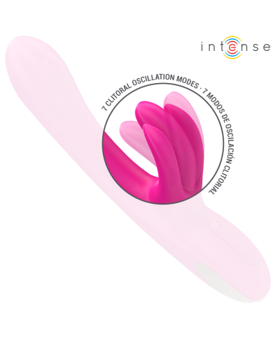 INTENSE - BRITNEY VIBRATEUR LAPIN MULTIFONCTION 23 CM ROSE