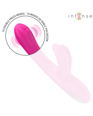 INTENSE - BRITNEY VIBRATEUR LAPIN MULTIFONCTION 23 CM ROSE