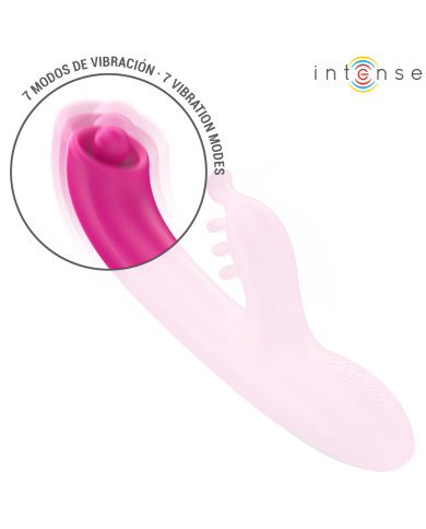 INTENSE - CHRISTINA VIBRATEUR LAPIN MULTIFONCTION 22,5 CM ROSE