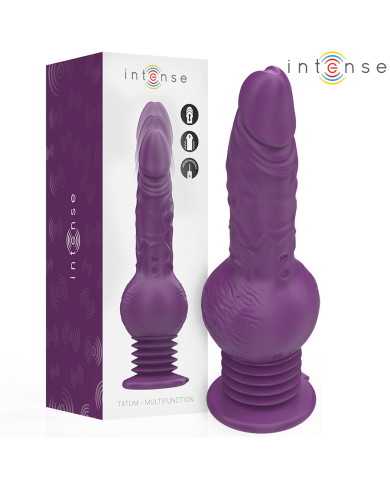 INTENSE - VIBRATEUR MULTIFONCTION TATUM AVEC VIBRATION DE HAUT EN BAS 24 CM VIOLET