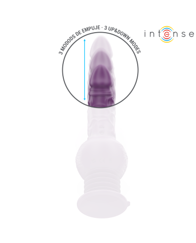 INTENSE - VIBRATEUR MULTIFONCTION TATUM AVEC VIBRATION DE HAUT EN BAS 24 CM VIOLET