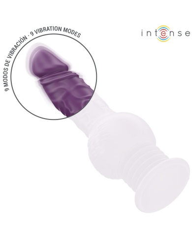 INTENSE - VIBRATEUR MULTIFONCTION TATUM AVEC VIBRATION DE HAUT EN BAS 24 CM VIOLET