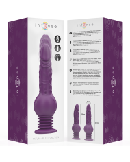INTENSE - VIBRATEUR MULTIFONCTION TATUM AVEC VIBRATION DE HAUT EN BAS 24 CM VIOLET