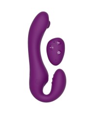 XOCOON - VIBRATEUR SANS STRAPLESS 2 EN 1 AVEC TÉLÉCOMMANDE VIOLET