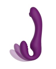 XOCOON - VIBRATEUR SANS STRAPLESS 2 EN 1 AVEC TÉLÉCOMMANDE VIOLET