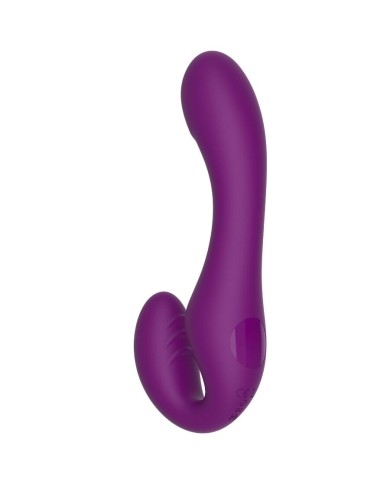 XOCOON - VIBRATEUR SANS STRAPLESS 2 EN 1 AVEC TÉLÉCOMMANDE VIOLET