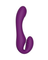 XOCOON - VIBRATEUR SANS STRAPLESS 2 EN 1 AVEC TÉLÉCOMMANDE VIOLET