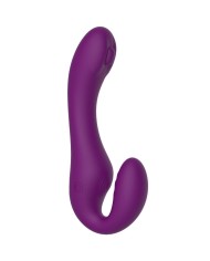 XOCOON - VIBRATEUR SANS STRAPLESS 2 EN 1 AVEC TÉLÉCOMMANDE VIOLET