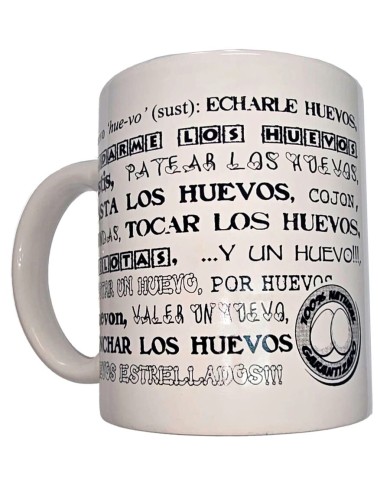 DIABLO PICANTE - MUG BLANC AVEC BOULES SYNONYMES 370 ML