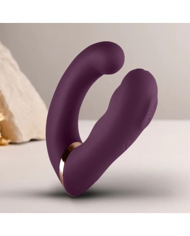 ROCKS-OFF - GEMINI DOUBLE VIBRATEUR STIMULATEUR DE CLITORIS POINT G VIOLET