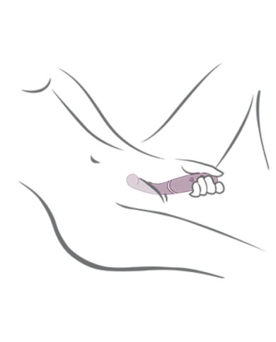 ROCKS-OFF - GEMINI DOUBLE VIBRATEUR STIMULATEUR DE CLITORIS POINT G VIOLET