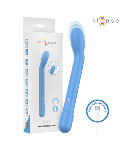 INTENSE - STIMULATEUR DE POINT G RECHARGEABLE KARLIE BLEU