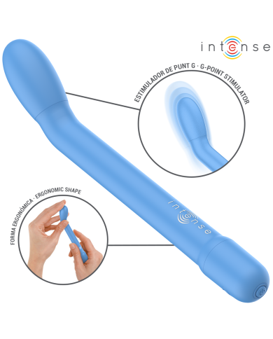 INTENSE - STIMULATEUR DE POINT G RECHARGEABLE KARLIE BLEU