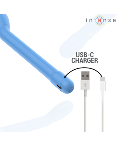INTENSE - STIMULATEUR DE POINT G RECHARGEABLE KARLIE BLEU