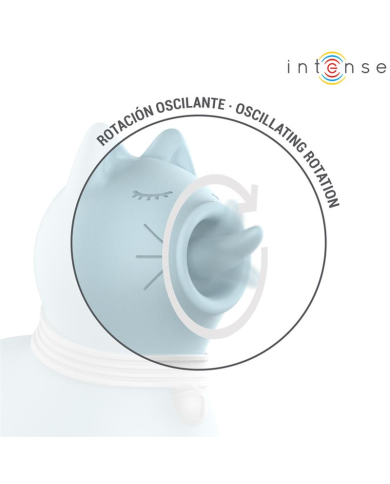 INTENSE - STIMULATEUR DUCHESSE AVEC LANGUE ROTATIVE 360º BLEU