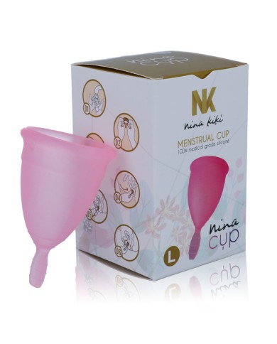 NINA KIKÍ - COUPE MENSTRUELLE ROSE - TAILLE L