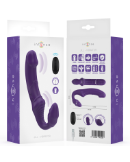 INTENSE - JILL DOUBLE VIBRATEUR 20 CM VIOLET TÉLÉCOMMANDE