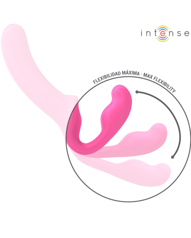 INTENSE - AMY DOUBLE VIBRATEUR 20 CM ROSE TÉLÉCOMMANDE