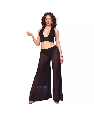 CHILIROSE - CR 4857 ENSEMBLE HAUT ET PANTALON NOIR TAILLE XL CHILIROSE - CR 4857 ENSEMBLE HAUT ET PANTALON NOIR TAILLE XL