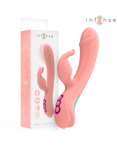 INTENSE - RACHEL VIBRATEUR RABBIT 5 VIBRATIONS ROSE