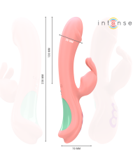INTENSE - RACHEL VIBRATEUR RABBIT 5 VIBRATIONS ROSE