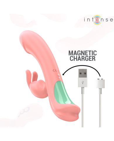 INTENSE - RACHEL VIBRATEUR RABBIT 5 VIBRATIONS ROSE
