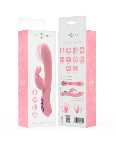 INTENSE - RACHEL VIBRATEUR RABBIT 5 VIBRATIONS ROSE