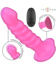 INTENSE - CINDY VIBRATEUR TAILLE L DESIGN SPIRALE 10 VIBRATIONS ROSE TÉLÉCOMMANDE