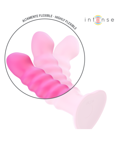 INTENSE - CINDY VIBRATEUR TAILLE L DESIGN SPIRALE 10 VIBRATIONS ROSE TÉLÉCOMMANDE