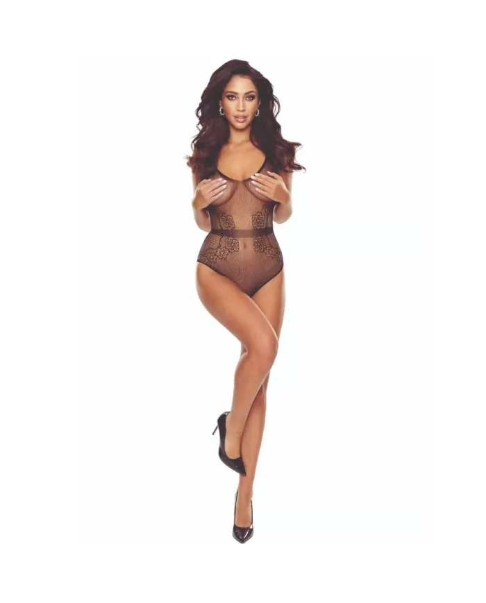 PASSION - BS115 BODYSTOCKING NOIR GRILLE