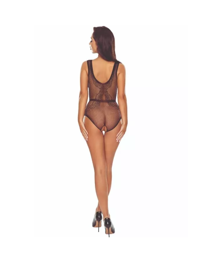PASSION - BS115 BODYSTOCKING NOIR GRILLE