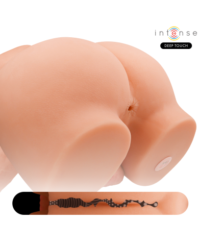 INTENSE DEEP TOUCH - TORSE RICHIE AVEC ANUS ET GODEMICHET RÉALISTE AVEC TÉLÉCOMMANDE DE POUSSE ET DE VIBRATION 4,7 KG