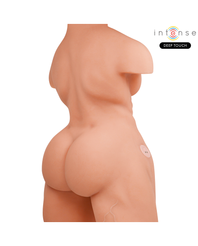INTENSE DEEP TOUCH - TORSE MARTY AVEC ANUS ET GODEMICHET RÉALISTE AVEC POUSSE ET VIBRATION, TÉLÉCOMMANDE, 6,2 KG