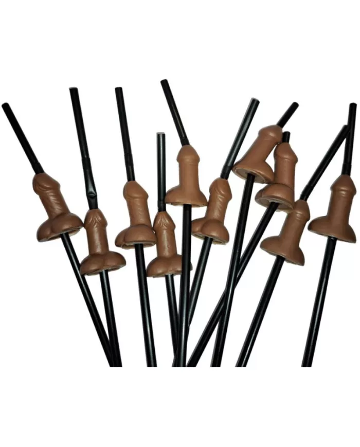 DIABLO PICANTE - SACHET DE 10 PAILLES NATURELLES GROS PÉNIS DIABLO PICANTE - SACHET DE 10 PAILLES NATURELLES GROS PÉNIS