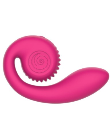SNAIL VIBE - GIZI LITE VIBRATEUR ROSE DOUBLE POINT G ET CLITORIAL