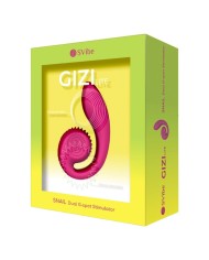 SNAIL VIBE - GIZI LITE VIBRATEUR ROSE DOUBLE POINT G ET CLITORIAL