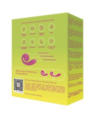 SNAIL VIBE - GIZI LITE VIBRATEUR ROSE DOUBLE POINT G ET CLITORIAL