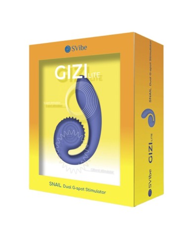 SNAIL VIBE - GIZI LITE VIBRATEUR VIOLET DOUBLE POINT G ET CLITORIAL