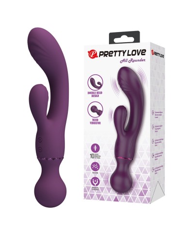 PRETTY LOVE - VIBRATEUR POINT G VIOLET POLYVALENT