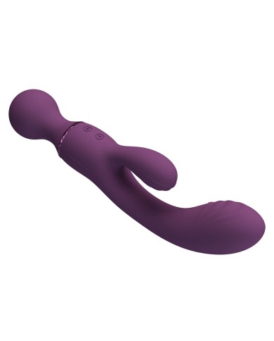 PRETTY LOVE - VIBRATEUR POINT G VIOLET POLYVALENT