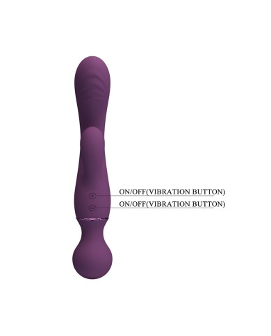 PRETTY LOVE - VIBRATEUR POINT G VIOLET POLYVALENT
