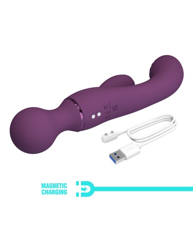 PRETTY LOVE - VIBRATEUR POINT G VIOLET POLYVALENT