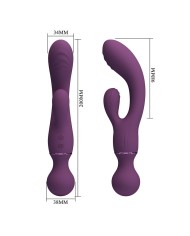 PRETTY LOVE - VIBRATEUR POINT G VIOLET POLYVALENT
