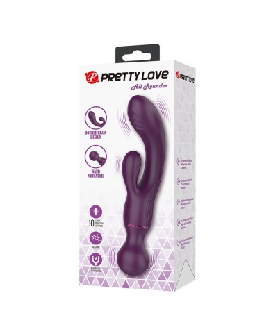 PRETTY LOVE - VIBRATEUR POINT G VIOLET POLYVALENT